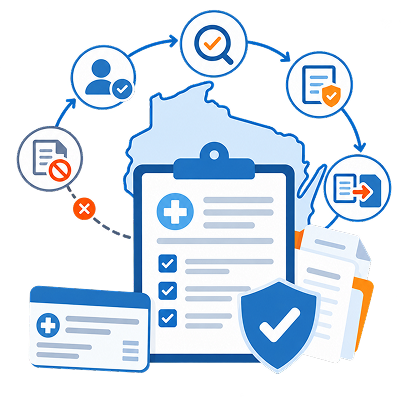 Wisconsin payer policy challenges illustration