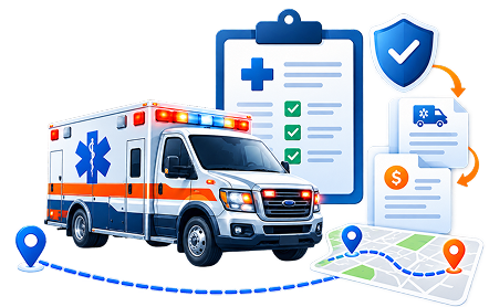 Emergency medical transport and EMS billing